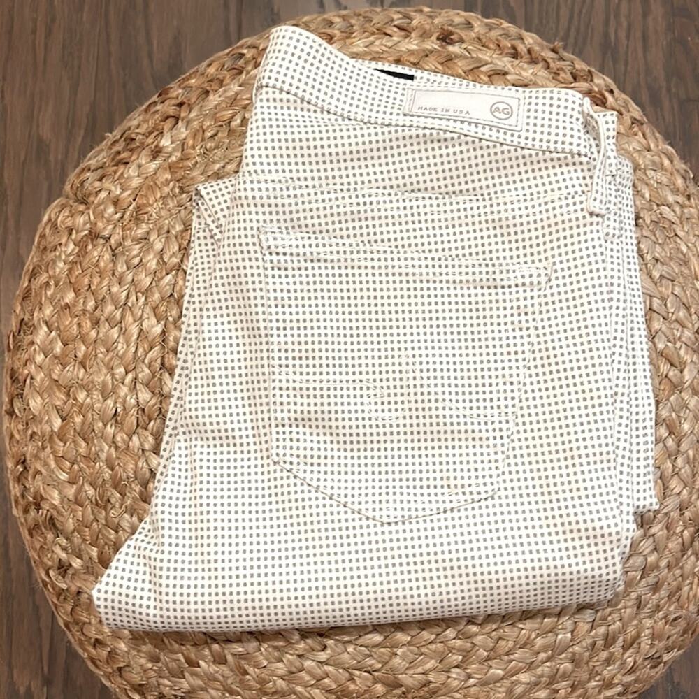 AG Adriano Goldschmied Jeans White - Gray The Leggings Ankle Size 27 - Picture 10 of 10
